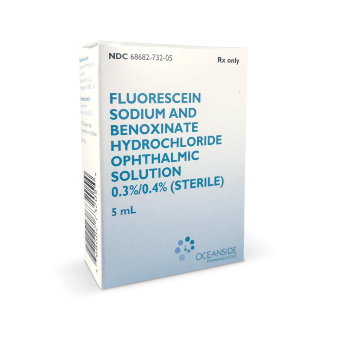 Fluorescein Sodium and Benoxinate Hydrochloride Ophthalmic Solution 5mL (Bausch Health)